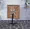 SenS-Line - Dorian Alu-teak Bistro Tuintafel 80cm - Bruin