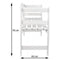 SenS-Line Friesen tuinbank - Hout - Wit