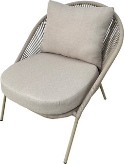Sens-Line - Ibiza Loungestoel - Taupe - Set van 2