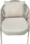 Sens-Line - Ibiza Loungestoel - Taupe - Set van 2