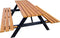 Sens-Line - Jack picknicktafel 180 cm - Zwart/Bruin