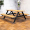 Sens-Line - Jack picknicktafel 180 cm - Zwart/Bruin