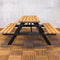 Sens-Line - Jack picknicktafel 180 cm - Zwart/Bruin