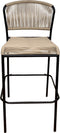 Sens-Line - James Tuin Barstoel - Zand - Wicker - Set van 6
