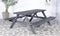 SenS-Line Julia picknicktafel / picknickbank - Grenenhout - Zwart