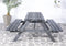 SenS-Line Julia picknicktafel / picknickbank - Grenenhout - Zwart