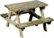 SenS-Line - Kindertafel Naturel - Picknicktafel Voor buiten - FSC 100 % Grenenhout - L 90 x B 90 x H 55 cm