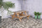 SenS-Line - Kindertafel Naturel - Picknicktafel Voor buiten - FSC 100 % Grenenhout - L 90 x B 90 x H 55 cm