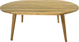 Sens-Line - Lissabon Sidetable Ovaal - Bruin -97x57x40- Acaciahout