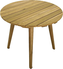 Sens-Line - Lissabon Sidetable Rond - Bruin - Acaciahout - 47x47x55cm