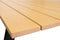 Sens-Line - Lorenzo Picknicktafel 180cm - Bruin - Aluminium