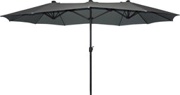SenS-Line - Marbella Parasol Grijs 270x450 Cm - Grijs