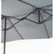 SenS-Line - Marbella Parasol Grijs 270x450 Cm - Grijs