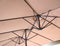 SenS-Line - Marbella Parasol Taupe 270x450 Cm - Grijs
