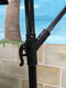 SenS-Line Menorca zweefparasol rond - Ø 300 cm - Ecru