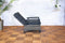 Sens-Line - Princess Luxury lounge stoel verstelbaar - Wicker - Grijs