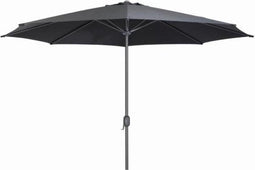 SenS-Line - Salou Parasol Black Ø300 Cm - Zwart