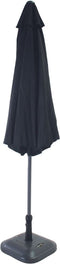 SenS-Line - Salou Parasol Black Ø300 Cm - Zwart