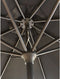 SenS-Line - Salou Parasol Black Ø300 Cm - Zwart