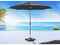 SenS-Line - Salou Parasol Black Ø300 Cm - Zwart