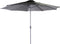 SenS-Line - Salou Parasol Black Ø300 Cm - Zwart
