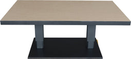 Sens-Line - Toscane lift table 150x90 - Verstelbare tafel - Grijs - Aluminium
