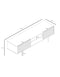 Sense Tv-bench - Natural Ash Wood