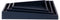 Senza Asymmetrische Houten Dienbladen 3 Stuks Blauw