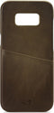 Senza Desire Cardslot Echt Leer Backcover voor de Samsung Galaxy S8 - Burned Olive