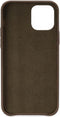 Senza Desire Cardslot Echt Leer Bookcase voor de iPhone 12 (Pro) - Burned Olive