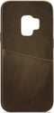 Senza Desire Cardslot Leren Backcover Hoesje - Geschikt voor Samsung Galaxy S9 - Burned Olive