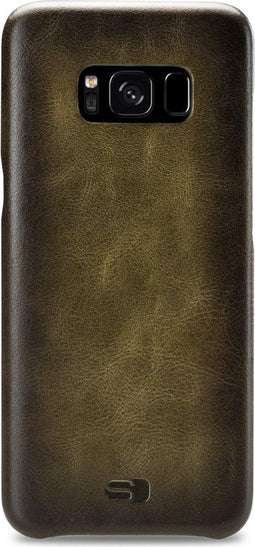 Senza Desire Echt Leer Backcover voor de Samsung Galaxy S8 - Burned Olive