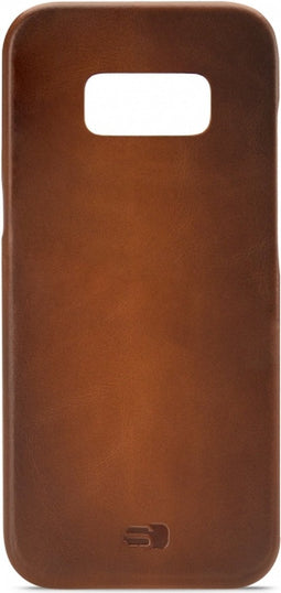 Senza Desire Leather Cover Samsung Galaxy S8+ Burned Cognac