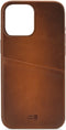 Senza Desire Leather Cover with Card Slot Apple iPhone 14 Pro Max Burned Cognac