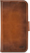 Senza Desire Leather Wallet Apple iPhone 14 Pro Burned Cognac