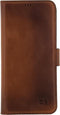 Senza Desire Leather Wallet Samsung Galaxy S8+ Burned Cognac