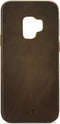 Senza Desire Leren Backcover Hoesje - Geschikt voor Samsung Galaxy S9 - Burned Olive