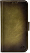 Senza Desire Leren Bookcase Hoesje - Geschikt voor iPhone XS Max - Burned Olive