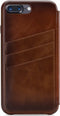 Senza Desire Skinny Leather Wallet Apple iPhone 7 Plus/8 Plus Burned Cognac