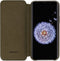 Senza Desire Skinny Leren Bookcase Hoesje - Geschikt voor Samsung Galaxy S9 - Burned Olive