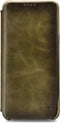 Senza Desire Skinny Leren Bookcase Hoesje - Geschikt voor Samsung Galaxy S9 - Burned Olive