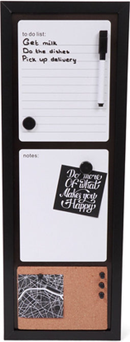 SENZA Home Memobord - Wandbord - 3 Vakken