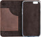 Senza - iPhone 6 / 6s Hoesje - Book Case Raw Seriess Licht Bruin