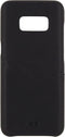 Senza Pure Leather Cover with Card Slot Samsung Galaxy S8 Plus Deep Black