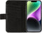 Senza Pure Leather Wallet Apple iPhone 14 Deep Black