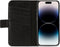 Senza Pure Leather Wallet Apple iPhone 14 Pro Deep Black