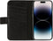 Senza Pure Leather Wallet Apple iPhone 14 Pro Max Deep Black