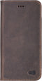 Senza Raw Leather Booklet Apple iPhone 7 Plus/8 Plus Walnut Brown