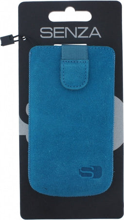 Senza Slide Leren Insteekhoes - XL - Deep Blue