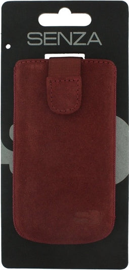 Senza Slide Leren Insteekhoes - XL - Rusty Red